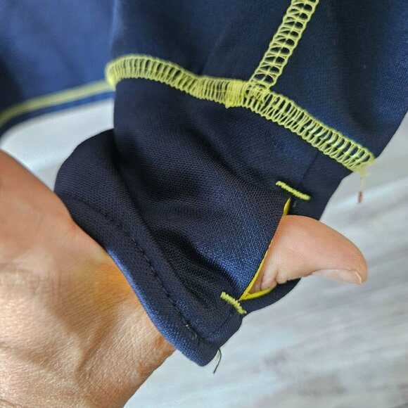 University Of Michigan Wolverines 1/2 Zip Pullover Running Hoodie Sweatshirt L - Picture 10 of 15